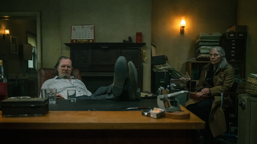 Gary Oldman and Saskia Reeves in Slow Horses (Photo: Apple TV+)